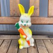 画像1: 50s-60s Peoria Plastic "Rabbit" Rubber Squeak Doll (1)