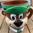 画像7: 60s Hanna-Barbera Productions Yogi Bear Plastics face cup (7)