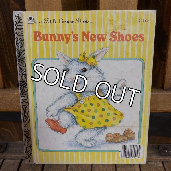 画像1: 80s a Little Golden Book "Bunny's New Shoes" (1)