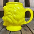 画像2: 80s McDonald's "Ronald McDonald" Yellow Plastic Face Mug (2)