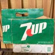画像9: Vintage 8-Pac bottles Cardboard carrying case "7UP" (9)
