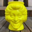画像1: 80s McDonald's "Ronald McDonald" Yellow Plastic Face Mug (1)