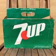 画像2: Vintage 8-Pac bottles Cardboard carrying case "7UP" (2)