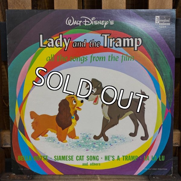 画像1: 60s Walt Disney's "Lady and the Tramp" Record / LP (1)
