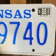 画像4: 80s License plate "Kansas" (4)