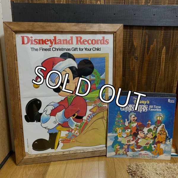画像1: 80s Disneyland Record "Christmas" / LP & Poster (1)