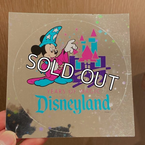 画像1: 90s Disneyland Sticker "35 Years of Magic" (1)