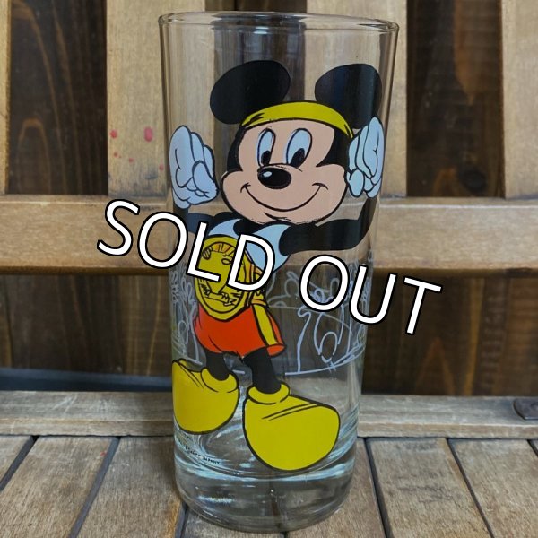 画像1: Disney Vintage Glass "Champion Mickey Mouse" (1)