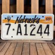 画像1: 90s License plate "Nebraska" (1)
