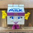画像1: 90s McDonald's Happy Meal Toy / Food FUNdamentals "Lowfat Milk" (1)