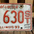 画像4: 90s License plate "Illinois" (4)