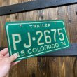 画像9: 70s License plate "Colorado" (9)
