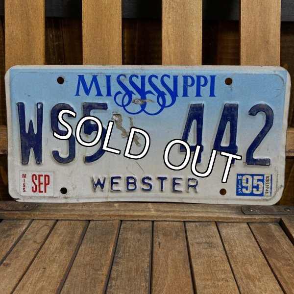 画像1: 90s License plate "Mississippi" (1)