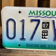 画像2: 2007s License plate "Missouri" (2)