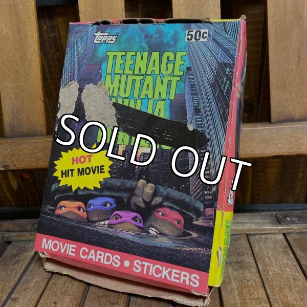 画像1: 90s Topps Trading Card Box "TEENAGE MUTANT NINJA TURTLES" (1)
