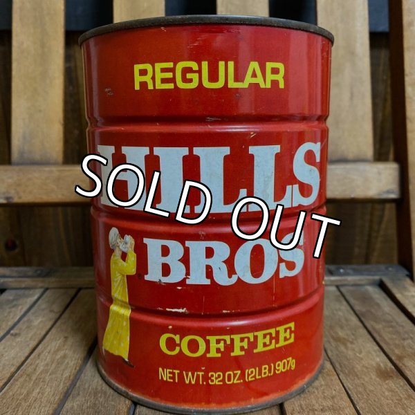 画像1: Vintage "Hills Bros Coffee" Tin Can (1)