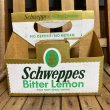 画像2: Vintage 6-Pac bottles Cardboard carrying case "Schweppes Bitter Lemon" (2)