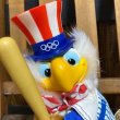 画像6: 80s Sam the Olympic Eagle Plush Doll "Baseball" (6)