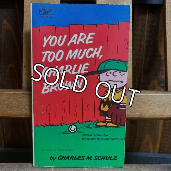 画像1: 50s Peanuts Comic Book "You are too much, Charlie Brown" (1)