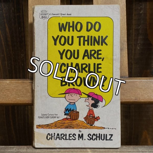 画像1: 60s Peanuts Comic Book "Who do you think you are, Charlie Brown?" (1)