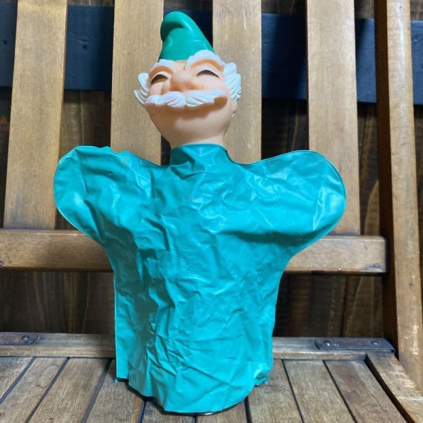 画像1: 60s Wizard of Oz Hand Puppet "The Wizard" (1)