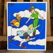画像1: 70s Playskool / Disney Wood Frame Puzzle "Peter Pan" (1)