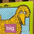 画像2: 70s Playskool / Sesame Street Wood Frame Puzzle "Big & Little" (2)