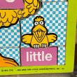 画像4: 70s Playskool / Sesame Street Wood Frame Puzzle "Big & Little" (4)