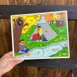 画像8: Vntage Playskool / Sesame Street Wood Frame Puzzle "Camp" (8)
