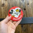 画像7: 70s-80s Disneyland Pinback "Mickey Mouse & Minnie Mouse" (7)
