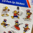 画像2: 80s Sam the Olympic Eagle 3-D Perk-Up Stickers (2)