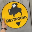 画像9: Buffalo Wild Wings Store Sign "RESTROOMS" (9)