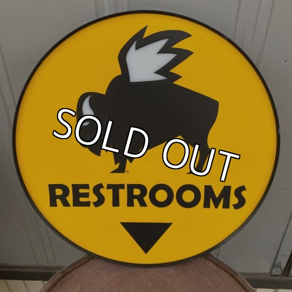 画像1: Buffalo Wild Wings Store Sign "RESTROOMS" (1)