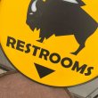 画像3: Buffalo Wild Wings Store Sign "RESTROOMS" (3)