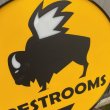 画像2: Buffalo Wild Wings Store Sign "RESTROOMS" (2)