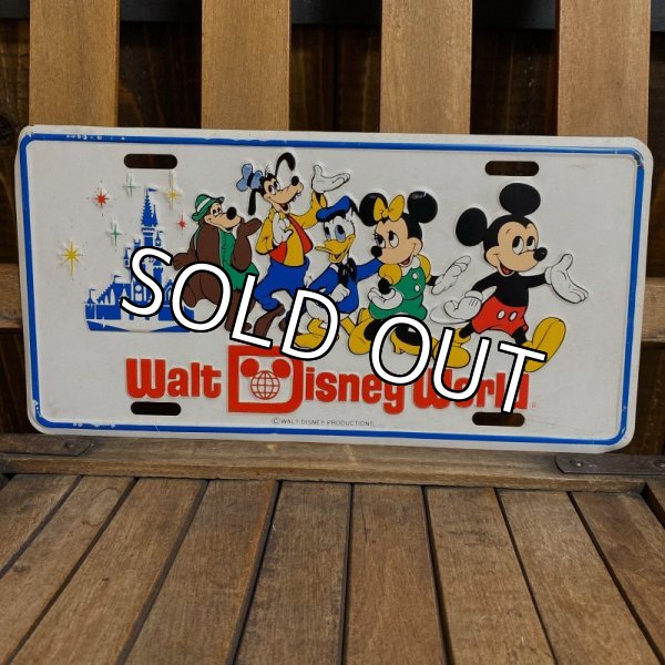画像1: 80s Walt Disney World License Plate (1)