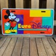 画像1: 90s Euro Disney License Plate (1)