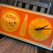 画像13: Vintage Nesbitt's Orange Drink Light-Up Clock Box Sign (13)