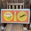 画像1: Vintage Nesbitt's Orange Drink Light-Up Clock Box Sign (1)