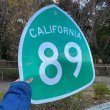 画像9: Vintage Road Sign "CALIFORNIA Freeway 89" (9)