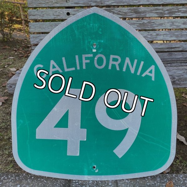 画像1: Vintage Road Sign "CALIFORNIA Freeway 49" (1)