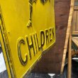 画像5: 50s Metal Road Sign "SLOW CHILDREN" (5)