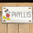 画像1: 70s Disney Name Plate "PHYLLIS" (1)