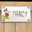 画像1: 70s Disney Name Plate "TRACY" (1)
