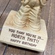 画像8: 70s Message Doll "You Thay You're 29... Horth Thit !! Happy Birthday" (8)