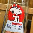 画像7: 80s Anchor Hocking / Snoopy Glass "Put Snoopy in the White House" (7)