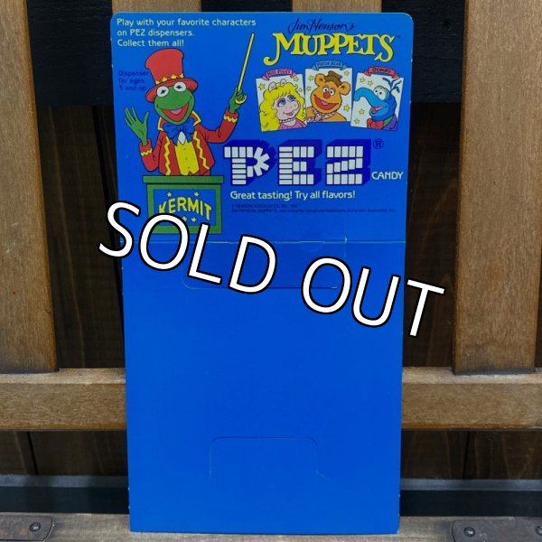 画像1: 90s PEZ Counter Display Header Card "Muppets" (1)