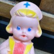 画像6: 1960s Sun Rubber / Rubber Squeak Doll "Nurse Girl" (6)