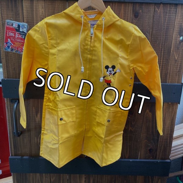 画像1: 70's-80's Disney / Children's Raincoat "Yellow Poncho" (1)