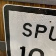 画像2: Vintage Road Sign "SPUR 104" (2)